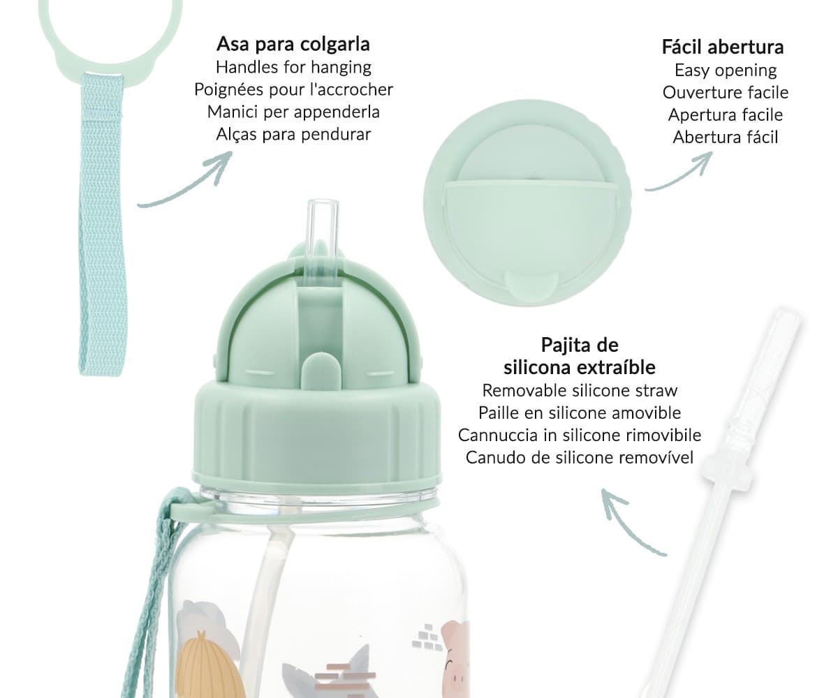 Botella de Plástico The Three Little Pigs - Imagen 3