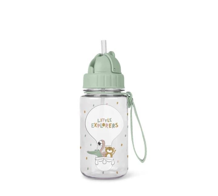 Botella de Tritán con Pajita y Colgador Saro - Imagen 2