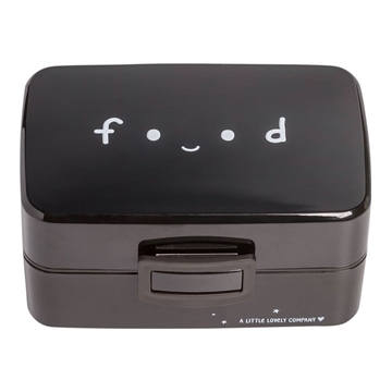Caja Almuerzo Food Negra - Imagen 1