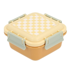 Caja Almuerzo Grande Yellow chess - Imagen 1