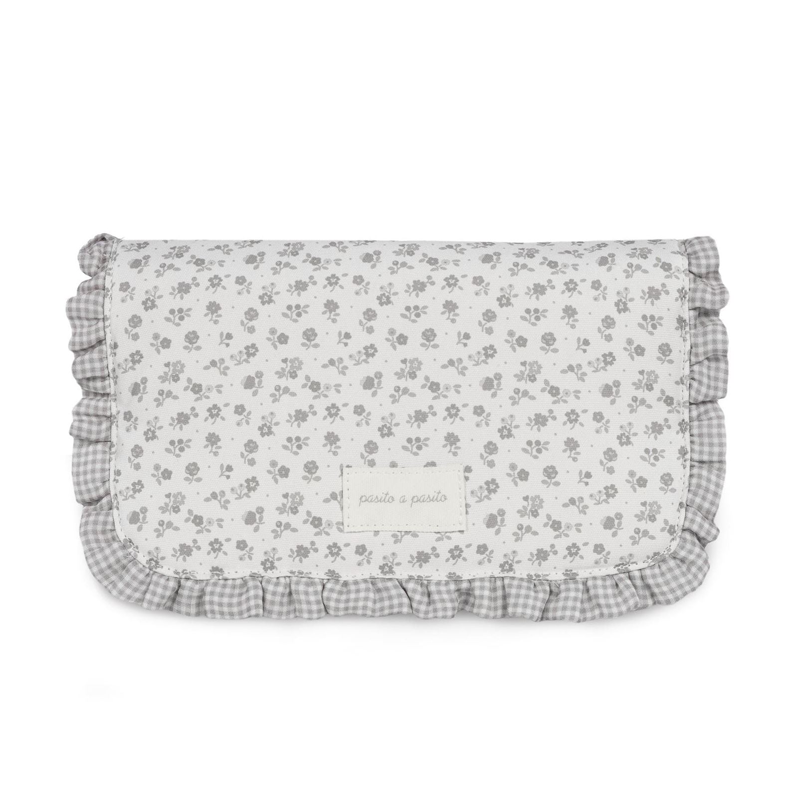 Cambiador Little Bloom Flor Gris - Imagen 1
