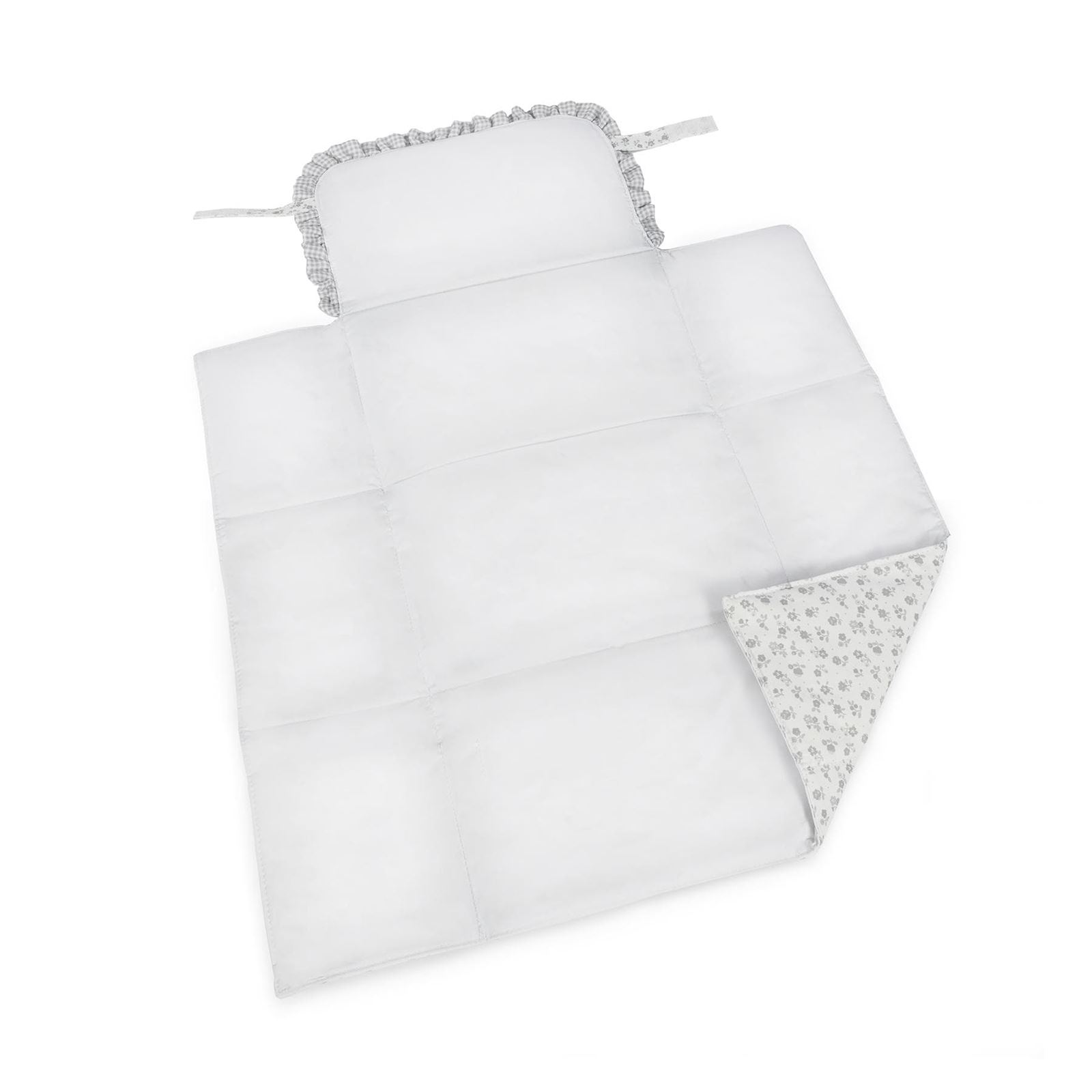 Cambiador Little Bloom Flor Gris - Imagen 2