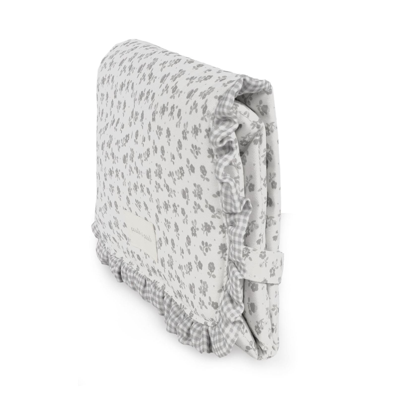 Cambiador Little Bloom Flor Gris - Imagen 3