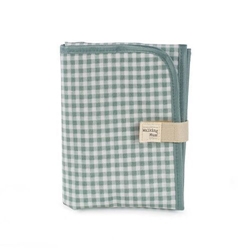 Cambiador plegable I Love Vichy verde - Imagen 1