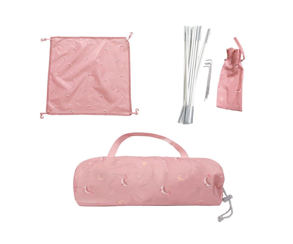 Carpa con Protector Antimosquitos Whale Pink - Imagen 5