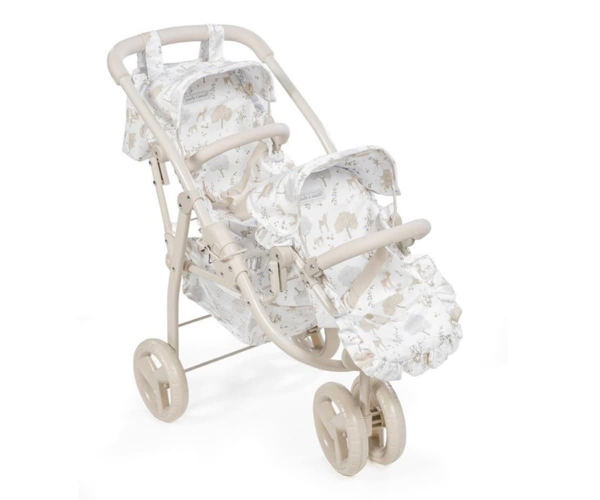 Carrito Gemelar para Muñecas Nara - Imagen 1