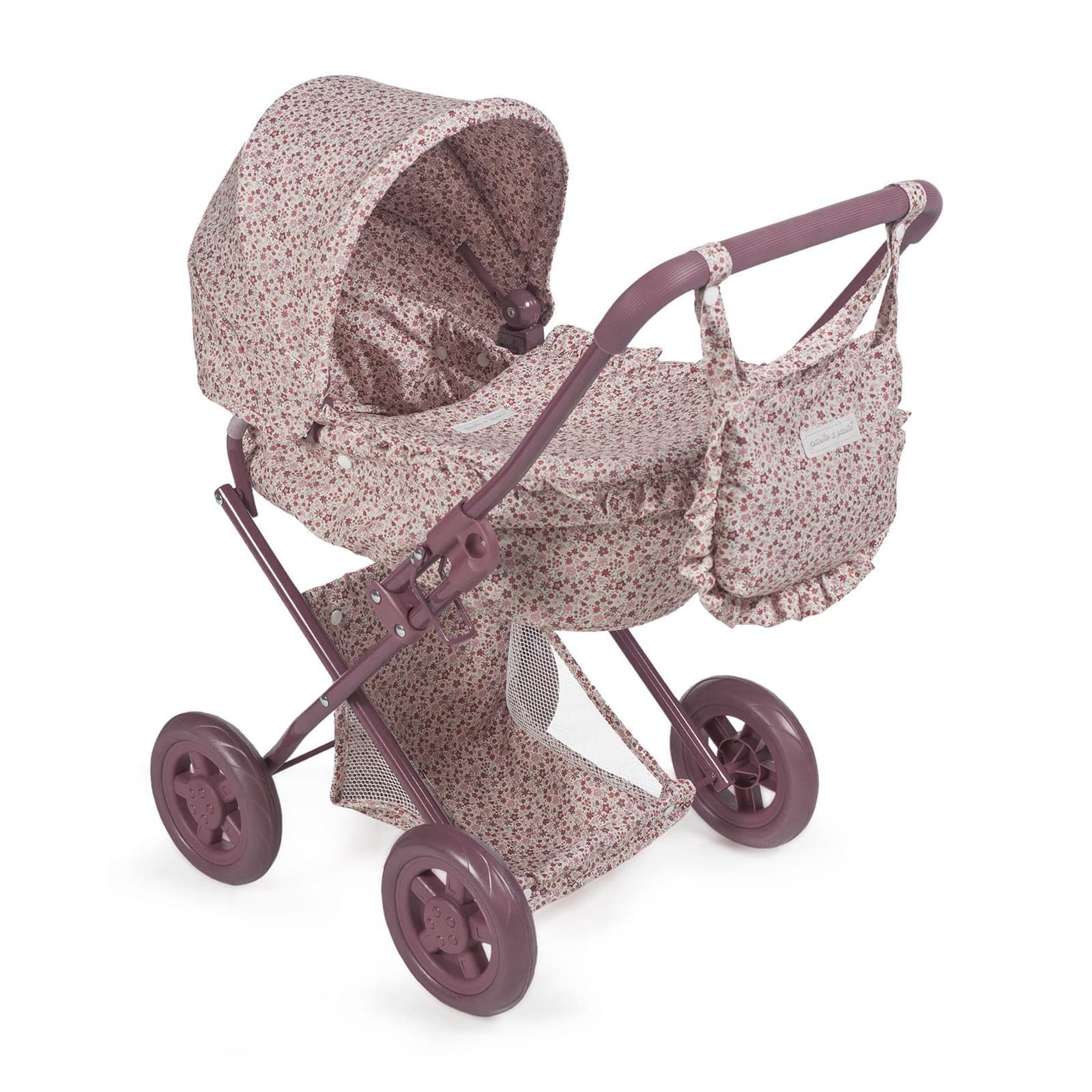 Carrito para Muñecas Pequeño Cherry Flores - Imagen 1
