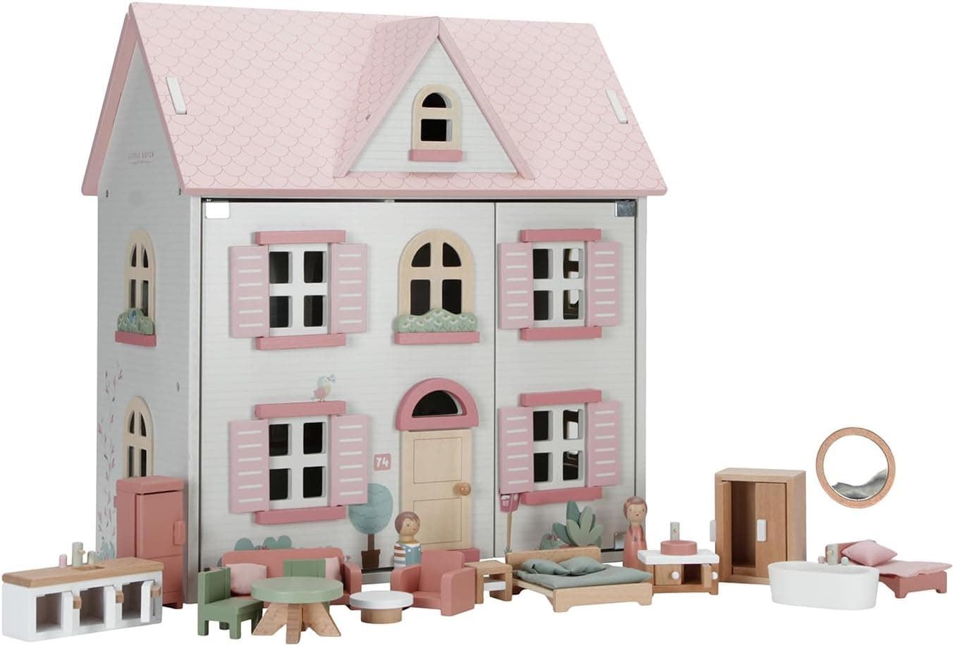 Casa de Muñecas de Madera - Imagen 1