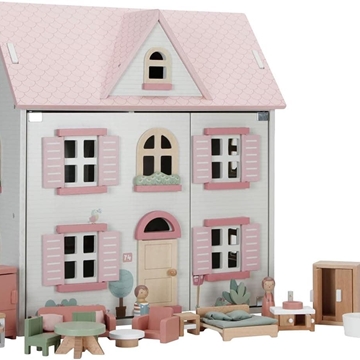 Casa de Muñecas de Madera - Imagen 1