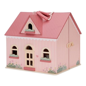 CASITA DE MUÑECAS DE MADERA PORTABLE - Imagen 1