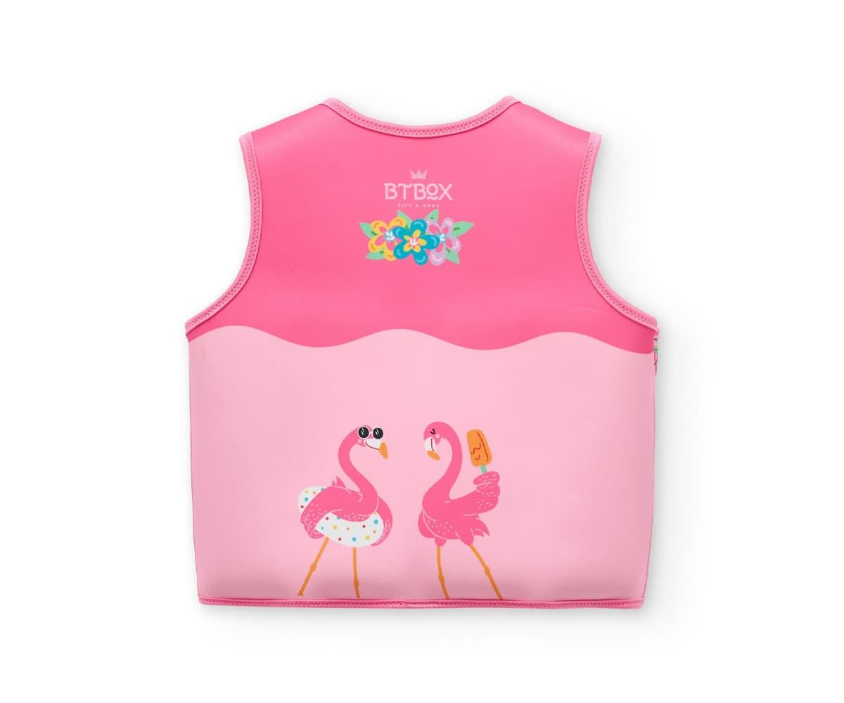 Chaleco Flotador aprendizaje Flamingos - Imagen 2