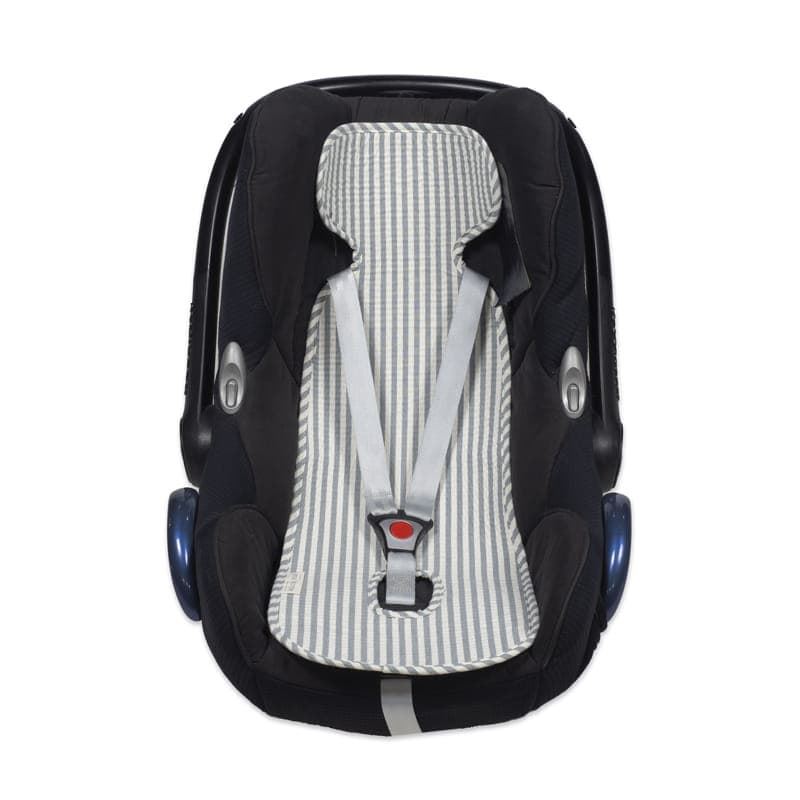 Colchoneta Auto Praliné Rayas Matcha - Imagen 1