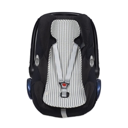 Colchoneta Auto Praliné Rayas Matcha - Imagen 1