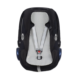 Colchoneta Auto Praliné Rayas Matcha - Imagen 1