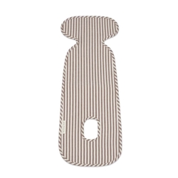 Colchoneta Auto Praliné Rayas Moka - Imagen 2