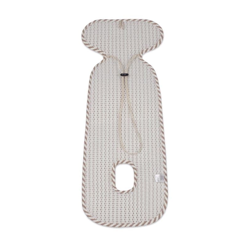 Colchoneta Auto Praliné Rayas Moka - Imagen 3