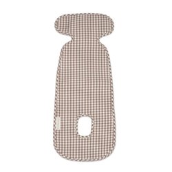 Colchoneta Auto Praliné Vichy Moka - Imagen 2