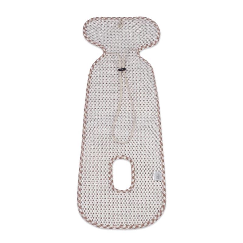 Colchoneta Auto Praliné Vichy Moka - Imagen 3