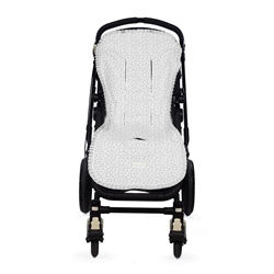 Colchoneta Little Bloom Flor Gris - Imagen 1