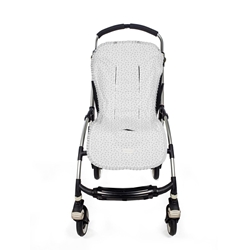 Colchoneta Little Bloom Flor Gris - Imagen 2