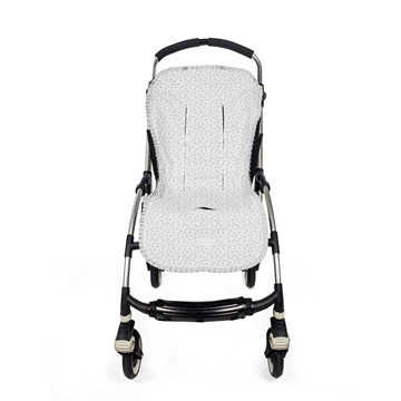 Colchoneta Little Bloom Flor Gris - Imagen 2