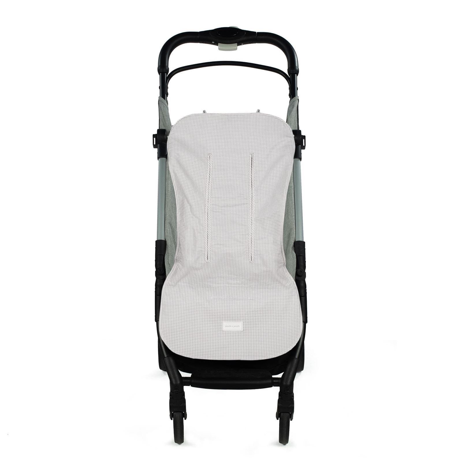 Colchoneta Little Bloom Vichy Gris - Imagen 3