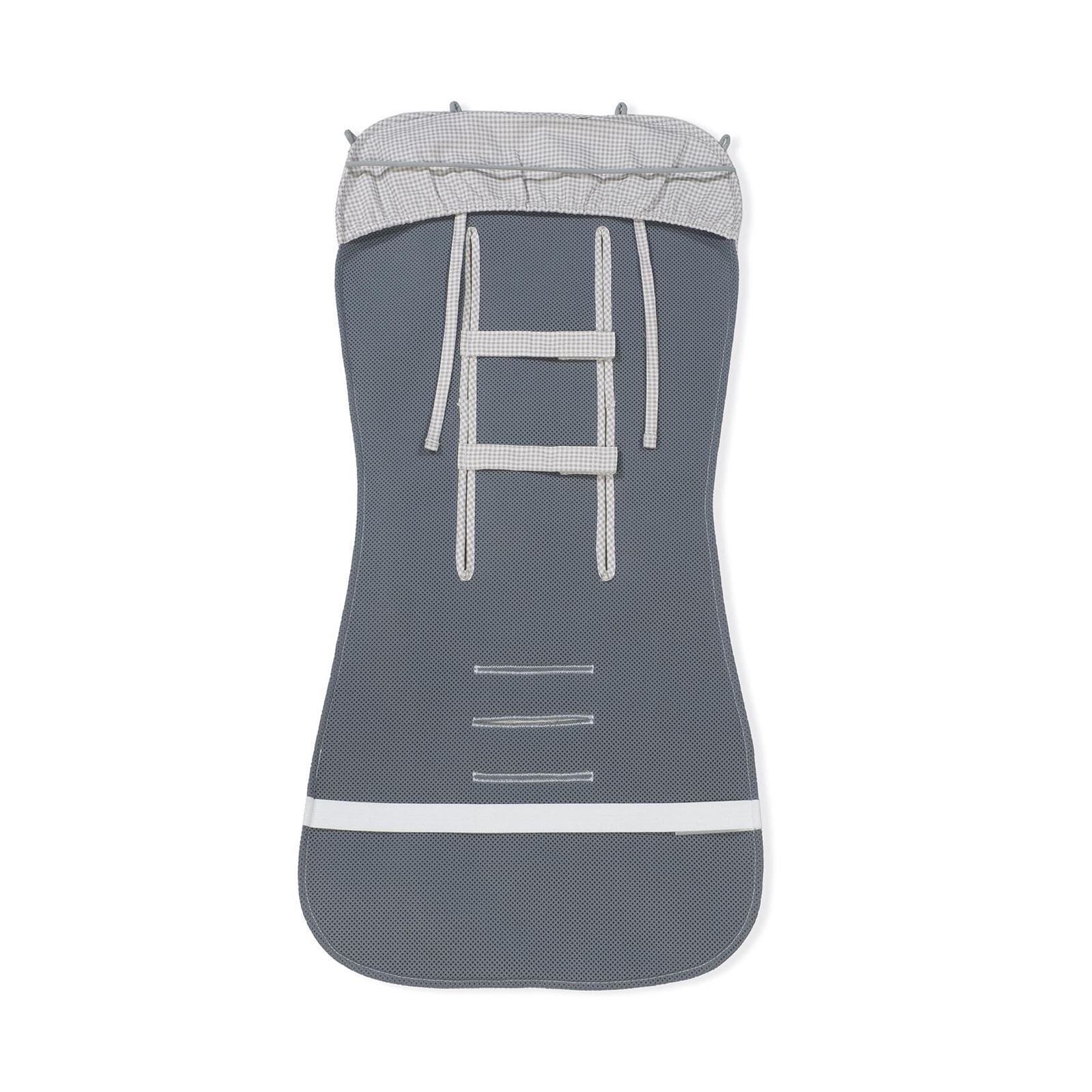 Colchoneta Little Bloom Vichy Gris - Imagen 6