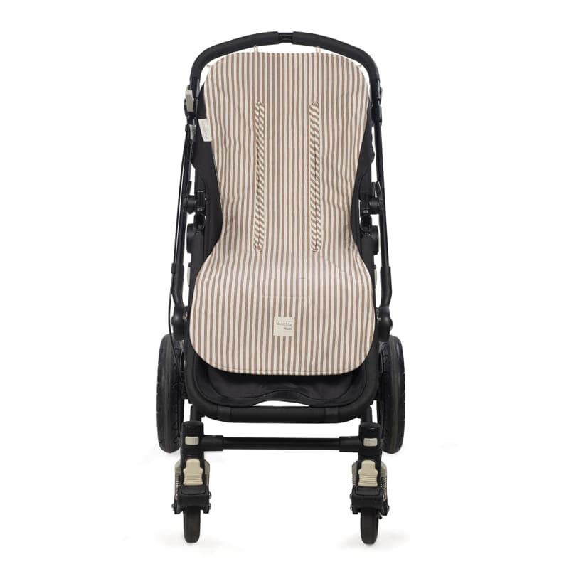 Colchoneta Praliné Rayas Moka - Imagen 1