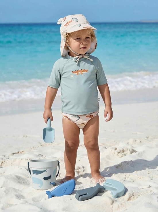 Conjunto de Bañador Pañal + Gorrito Caimán - Imagen 2