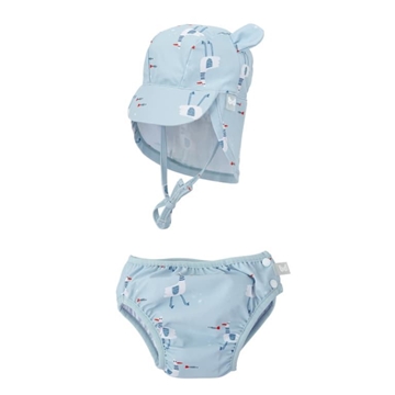 Conjunto de Bañador Pañal + Gorrito Gavina - Imagen 1