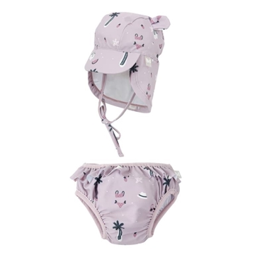 Conjunto de Bañador Pañal + Gorrito Hawai - Imagen 1