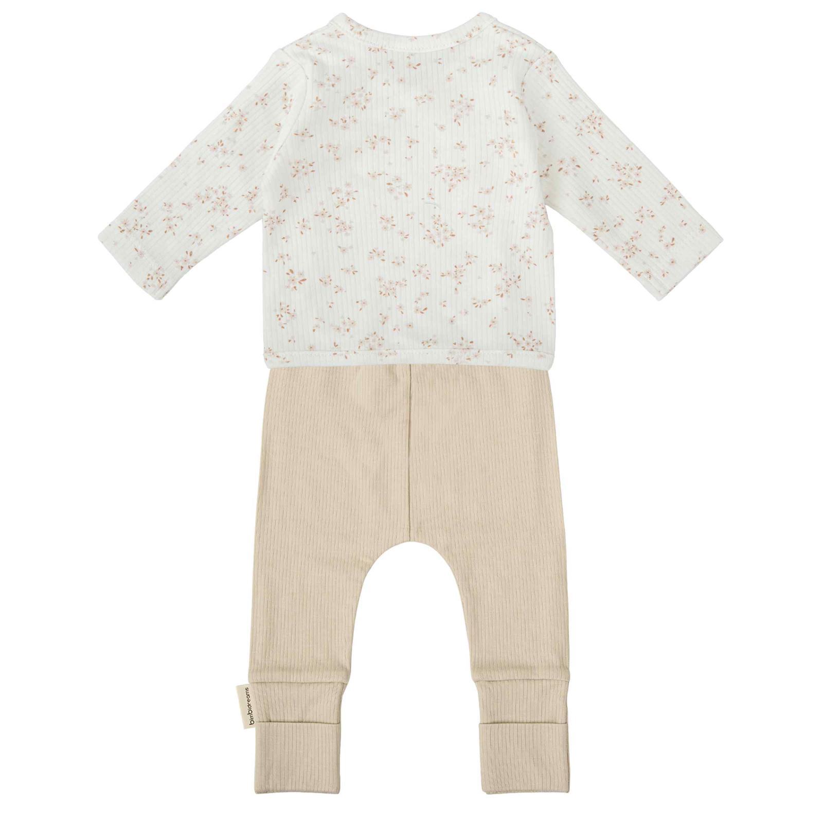 Conjunto de Jubón, Polaina y Gorrito Anäis Lino 0-1M - Imagen 3