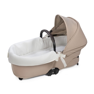 Cubre Cuco Dual + Sábana Ajustable Little Bloom Flor Blanco - Imagen 2