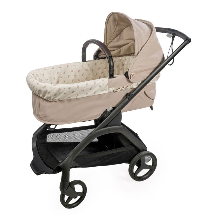 Cubre Cuco Gomas + Sábana Ajustable Mimosa Rosa - Imagen 3