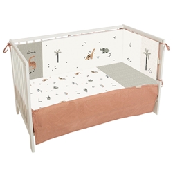 Edredón con Protector Cuna Bronto Teja - Imagen 1