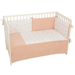 Edredón con Protector Cuna Deer Rosa - Imagen 1