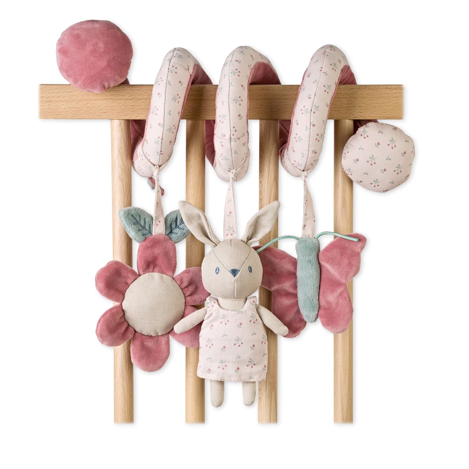 Espiral con Sonajeros Cotton Bunnies Saro - Imagen 2