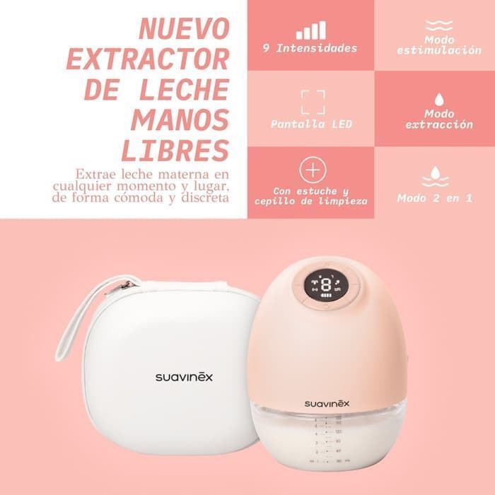 Extractor Manos Libres + Biberón Zero.Zero 120 ml Suavinex - Imagen 8