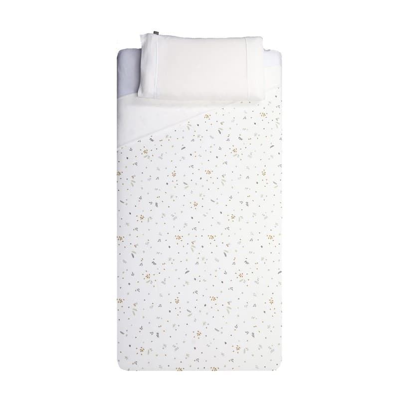 Funda Nórdica + Relleno + Bajera + Funda de Almohada Cuna Hojas - Imagen 1