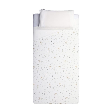Funda Nórdica + Relleno + Bajera + Funda de Almohada Cuna Hojas - Imagen 1