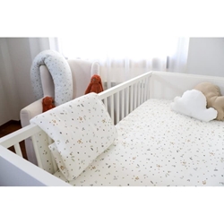 Funda Nórdica + Relleno + Bajera + Funda de Almohada Cuna Hojas - Imagen 2