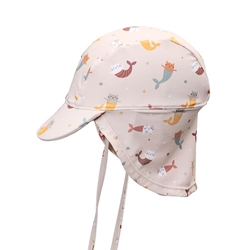 Gorro de Playa Bebé Mermaid Cats - Imagen 1
