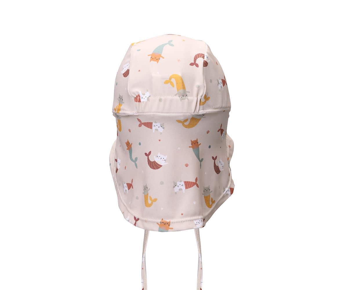 Gorro de Playa Bebé Mermaid Cats - Imagen 2