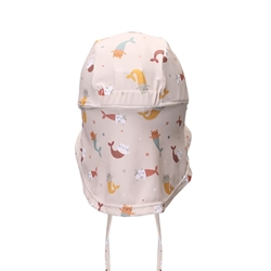 Gorro de Playa Bebé Mermaid Cats - Imagen 2