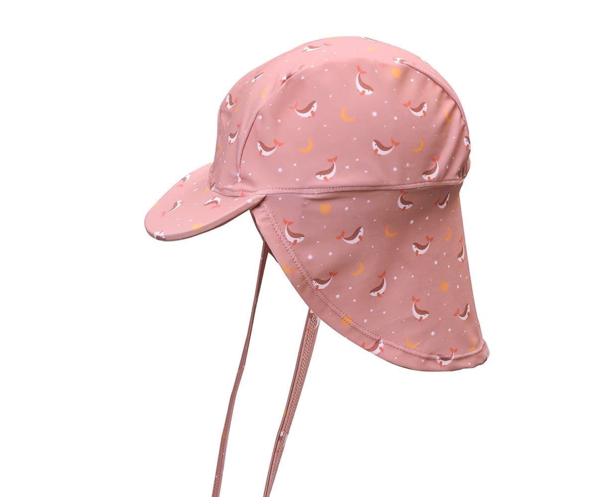 Gorro de Playa Bebé Whale Pink - Imagen 1