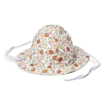 Gorro Reversible Vintage Flowers 12-18M - Imagen 1