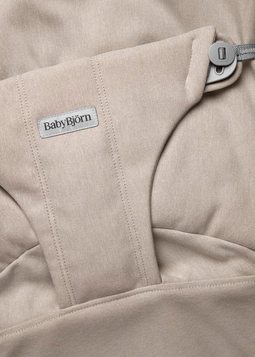 Hamaca BabyBjörn Bliss Tejido Jaspeado Beige Claro - Imagen 8