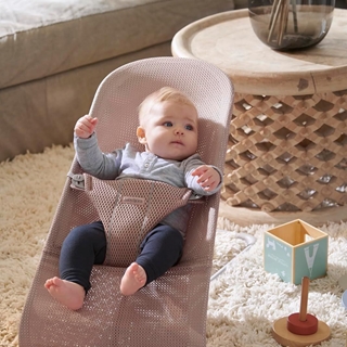 Hamaca BabyBjörn Bliss Tejido Malla Rosa Palo - Imagen 2