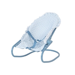 Hamaca para Muñecas Vichy Azul - Imagen 1