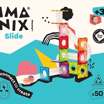 Juego Construcción Magnética Imanix 50 Piezas Tobogán - Imagen 1